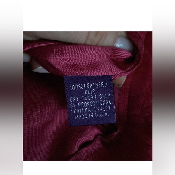 NWT Ralph Lauren purple Label Leather Pink pants Size 4 - Picture 14 of 14